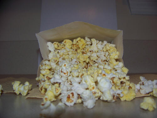 photo of a box of popcorn